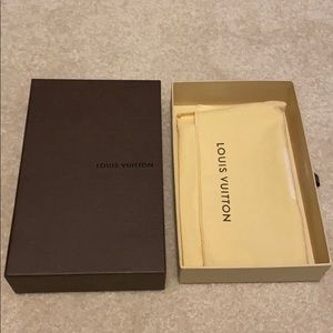 Louis Vuitton Wallet Box and Duster